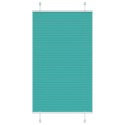 VidaXL Roleta plisowana Zielony Benzyna 70x100 cm Szerokość tkaniny