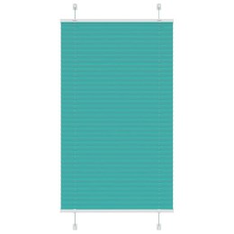 VidaXL Roleta plisowana Zielony Benzyna 70x100 cm Szerokość tkaniny