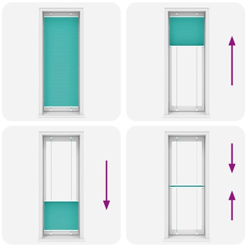 ROLETA PLISOWANA ZIELONY BENZYNA 75X200CM SZEROKOŚĆ TKANINY