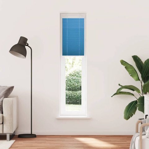 ROLETA PLISOWANA NIEBIESKA 40X200CM SZEROKOŚĆ TKANINY 39,4CM