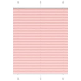 VidaXL Roleta plisowana różowa 110x100 cm Szerokość tkaniny 109,4 cm