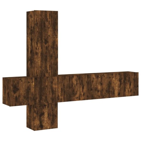 5-CZ. ZESTAW MEBLI TV PRZYDYMIONY DĄB