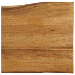 BLAT STOŁU 40X40X3,8CM NATURALNA KRAWĘDŹ LITE DREWNO MANGO