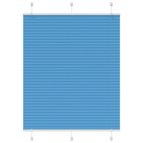 VidaXL Roleta plisowana niebieska 110x150 cm Szerokość tkaniny 109,4cm