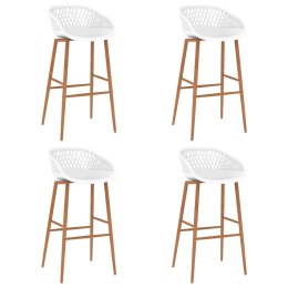 STOŁKI BAROWE 4 SZT. BIAŁY