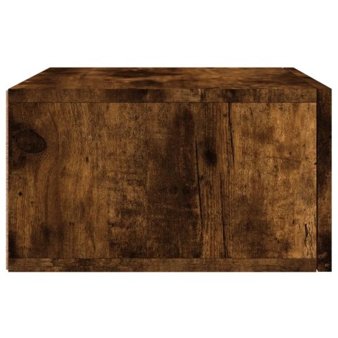 WISZĄCA SZAFKA NOCNA PRZYDYMIONY DĄB 35X35X20CM