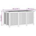 SKRZYNIA OGRODOWA 150X80X75CM LITE DREWNO AKACJOWE