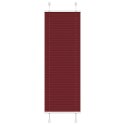 ROLETA PLISOWANA BORDOWY CZERWONY 45X150CM SZEROKOŚĆ TKANINY