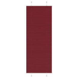 ROLETA PLISOWANA BORDOWY CZERWONY 75X200CM SZEROKOŚĆ TKANINY