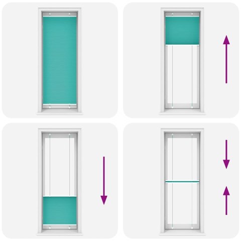 ROLETA PLISOWANA ZIELONY BENZYNA 70X200CM SZEROKOŚĆ TKANINY