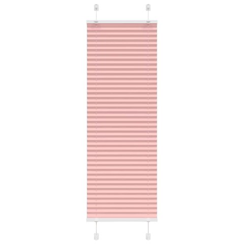 ROLETA PLISOWANA RÓŻOWA 45X100CM SZEROKOŚĆ TKANINY 44,4CM