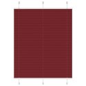 VidaXL Roleta plisowana Bordowy Czerwony 110x100 cm Szerokość tkaniny