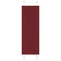 ROLETA PLISOWANA BORDOWY CZERWONY 50X150CM SZEROKOŚĆ TKANINY