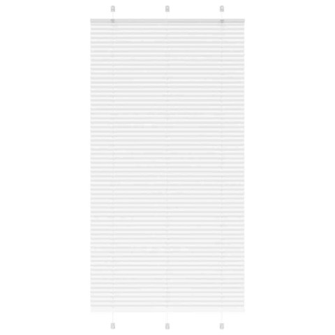 ROLETA PLISOWANA BIAŁA 110X200CM SZEROKOŚĆ TKANINY 109,4CM
