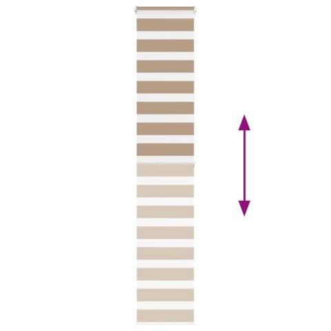 ROLETA ZEBRA 40X200CM SZEROKOŚĆ TKANINY 35,9CM POLIESTER