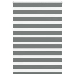 ROLETA ZEBRA CIEMNOSZARA SZEROKOŚĆ TKANINY 105,9CM POLIESTER