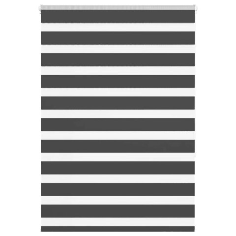 ROLETA ZEBRA CZARNA SZEROKOŚĆ TKANINY 95,9CM POLIESTER