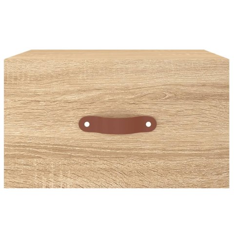 WISZĄCA SZAFKA NOCNA DĄB SONOMA 35X35X20CM