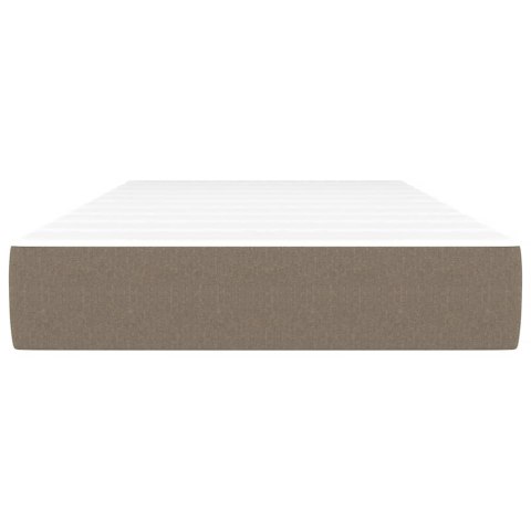 VidaXL Materac kieszeniowy dla dzieci, taupe, 80x160 cm, tkanina