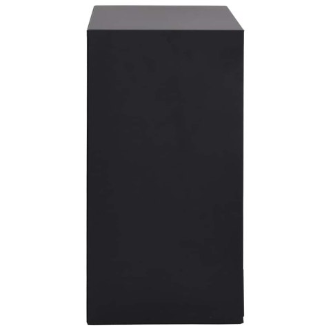 PUDEŁKO NA BIŻUTERIĘ 10-WARSTWOWE Z UCHWYTAMI NA ZEGARKI CZARNE