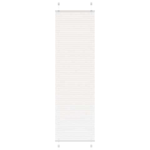 ROLETA PLISOWANA BIAŁA 55X200CM SZEROKOŚĆ TKANINY 54,4CM