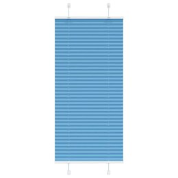 VidaXL Roleta plisowana niebieska 65x100 cm Szerokość tkaniny 64,4cm