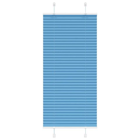 VidaXL Roleta plisowana niebieska 65x100 cm Szerokość tkaniny 64,4cm