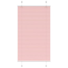 VidaXL Roleta plisowana różowa 75x100 cm Szerokość tkaniny 74,4 cm