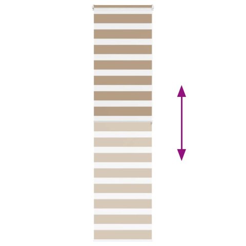 ROLETA ZEBRA 55X200CM SZEROKOŚĆ TKANINY 50,9CM POLIESTER