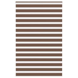 VidaXL Roleta zebra, brzozowa, szerokość tkaniny 140,9 cm, poliester