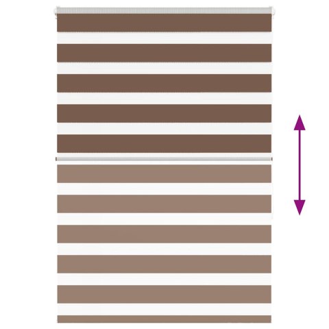 ROLETA ZEBRA BRZOZOWA SZEROKOŚĆ TKANINY 90,9CM POLIESTER