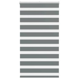 ROLETA ZEBRA CIEMNOSZARA SZEROKOŚĆ TKANINY 65,9CM POLIESTER