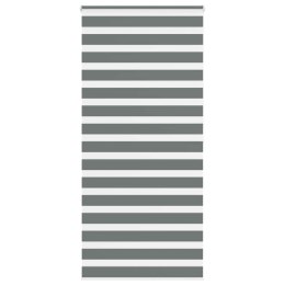 ROLETA ZEBRA CIEMNOSZARA SZEROKOŚĆ TKANINY 90,9CM POLIESTER