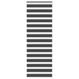 ROLETA ZEBRA CZARNA SZEROKOŚĆ TKANINY 65,9CM POLIESTER