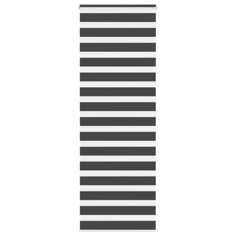 ROLETA ZEBRA CZARNA SZEROKOŚĆ TKANINY 65,9CM POLIESTER