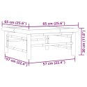 STOLIK OGRODOWY 65X65X30CM BAMBUSOWY