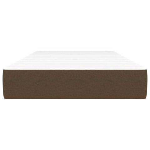 VidaXL Materac kieszeniowy dla dzieci, ciemnobrązowy, 80x160 cm