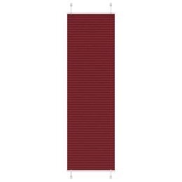 ROLETA PLISOWANA BORDOWY CZERWONY 55X200CM SZEROKOŚĆ TKANINY