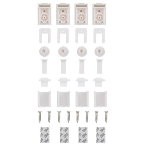 ROLETA PLISOWANA BORDOWY CZERWONY 80X200CM SZEROKOŚĆ TKANINY