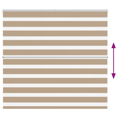 VidaXL Roleta zebra, 165x100 cm, szerokość tkaniny 160,9 cm, poliester