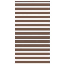 VidaXL Roleta zebra, brzozowa, szerokość tkaniny 125,9 cm, poliester