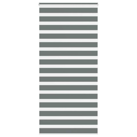 ROLETA ZEBRA CIEMNOSZARA SZEROKOŚĆ TKANINY 95,9CM POLIESTER