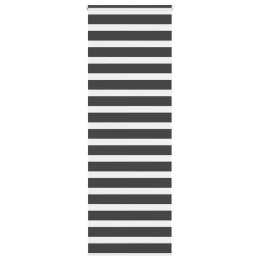 ROLETA ZEBRA CZARNA SZEROKOŚĆ TKANINY 75,9CM POLIESTER