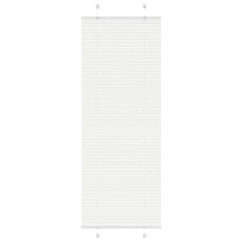 ROLETA PLISOWANA BIAŁA 80X200CM SZEROKOŚĆ TKANINY 79,4CM