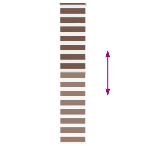 ROLETA ZEBRA BRZOZOWA SZEROKOŚĆ TKANINY 45,9CM POLIESTER