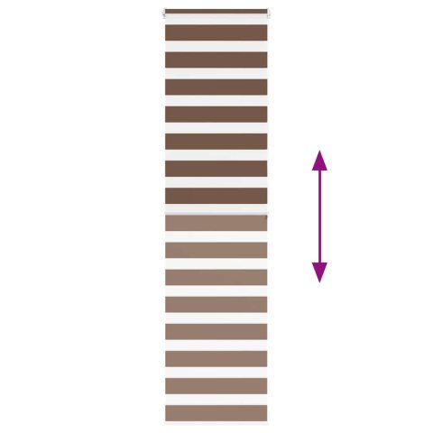 ROLETA ZEBRA BRZOZOWA SZEROKOŚĆ TKANINY 55,9CM POLIESTER