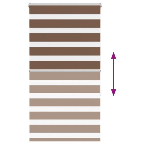 ROLETA ZEBRA BRZOZOWA SZEROKOŚĆ TKANINY 75,9CM POLIESTER