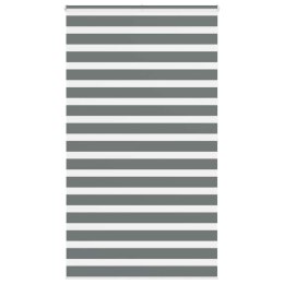 ROLETA ZEBRA CIEMNOSZARA SZEROKOŚĆ TKANINY 125,9CM POLIESTER