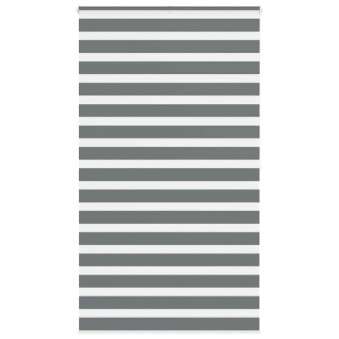 ROLETA ZEBRA CIEMNOSZARA SZEROKOŚĆ TKANINY 125,9CM POLIESTER