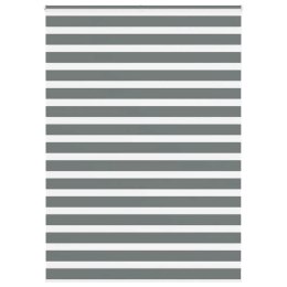 ROLETA ZEBRA CIEMNOSZARA SZEROKOŚĆ TKANINY 150,9CM POLIESTER